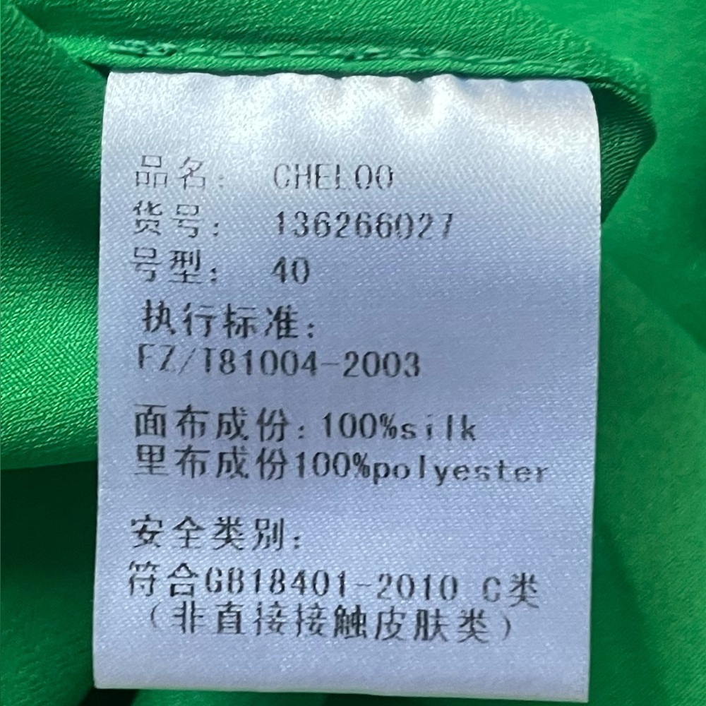 cheloo silk Green Sleeveless Collared Dress art print - Picture 10 of 12